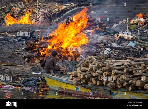 The Burning Ghat Vivid Expressionistic Depiction of Death and Rebirth!